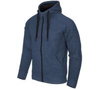Helikon-Tex Sweat à capuche tactique Covert Full Zip Mélange bleu Taille XL