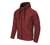 Helikon-Tex Covert Tactical Hoodie Full Zip Mélange Rouge Taille L
