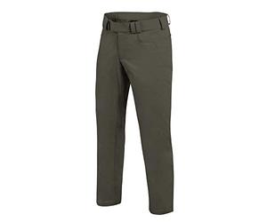 Helikon-Tex CTP Pantalon tactique Covert pour homme - Ripstop - Léger pour l'extérieur, la randonnée, l'application de la loi - Pantalon de travail, Vert (Taiga Versastretch Lite, 34W x 36L