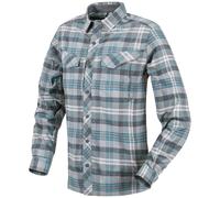 Helikon-Tex Defender Mk2 Pilgrim Manche Longue Hommes Chemise Camping Blue Plaid