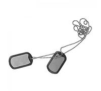 Helikon-Tex Étiquettes pour chien (Dog-Tags) en acier inoxydable