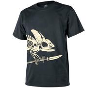 Helikon-Tex Full Body Skeleton Homme T-shirt Graphique Militaire Gym Coton Noir