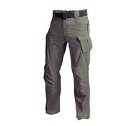 Helikon-Tex OTP Pantalon tactique d'extérieur - Pantalon cargo indéchirable résistant à l'eau pour homme - Ligne Outback - Léger, randonnée, application de la loi, pantalon de travail, taïga vert