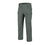 Helikon-Tex OTP - Pantalon tactique d'extérieur résistant à l'eau - Outback Line - Léger, pour randonnée, application de la loi, pantalon de travail, Vert olive terne, 30W x 30L