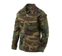 Helikon-Tex Raid Shirt - Polycotton Stretch Ripstop, US Woodland, Medium