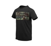 Helikon-Tex T-shirt pour homme (FN FAL), Noir/camouflage rhodésien, Taille L