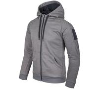 Helikon-Tex Urban Sweat À Capuche Tactique Full Zip Hommes Sécurité Melange Gris