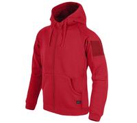 Helikon-Tex Urban Tactical Hoodie Lite Full Zip Hommes Toison Veste Chaud Rouge