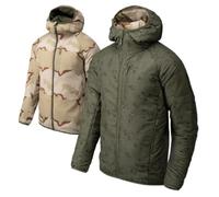 Helikon-Tex Veste à capuche réversible Wolfhound® - Windpack, Camoflage Desert Night Camo/Us Desert, Medium