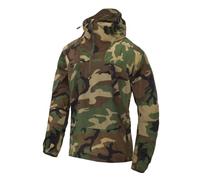 Helikon-Tex WINDRUNNER Veste coupe-vent à capuche Motif camouflage, États-Unis Woodland, X-Large