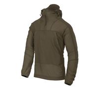 Helikon-Tex Veste coupe-vent Windrunner – tactique nylon YKK capuche – Vert taïga L