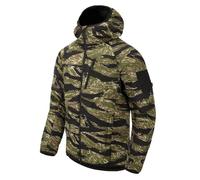 Helikon-Tex Wolfhound Veste à capuche Climashield Tiger Stripe, Camouflage à rayures tigrées, XL