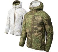 Helikon Veste à capuche Reversible Wolfhound Pencott Wildwood/Pencott Snowdrift