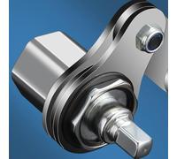 Helilyco 1 clé multiplicateur de couple de 5,1 cm avec rapport de vitesse 16:1, sortie 680 Nm pour voiture, camion, SUV, écrous de roue en alliage d'acier, outil d'économie d'effort, comprend une