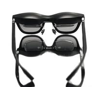 Helilyco Accessoires pour lunettes XREAL Air 2 Pro AR : coussinet de nez, pare-soleil pour une meilleure expérience visuelle, compatible avec XREAL Air 2, noir (capot)