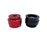 Helilyco Adaptateur de volant à dégagement rapide Moza Turn Direct Drive, simulateur de course en alliage d'aluminium pour moyeu avec verrouillage sécurisé, noir et rouge