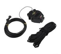 Helilyco Antenne demi-onde à ondes courtes - Fil 8 bandes de 10 à 80 m - Puissance SSB de 150 W - Utilisation extérieure résistante aux intempéries (4010-1000 W)