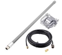 Helilyco Antenne Omni en fibre de verre 12dBi avec câble RG58 de 8 m pour LoRaWAN Compatible avec Helium HNT Hotspot Miner Bobcat RAK Utilisation extérieure et intérieure
