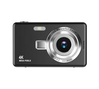 Helilyco Appareil photo numérique 4K HD 1080p avec zoom numérique 16x, écran IPS 2,4", autofocus et anti-secousses, pour débutants et voyages