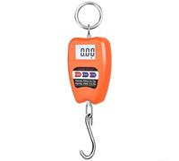 Helilyco Balance numérique à suspendre de haute précision, capacité de 200 kg, outil de pesage portable et industriel avec corps en ABS et lecture LCD claire, pour orange (orange)