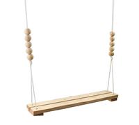 Helilyco Balançoire en bois à suspendre pour poules de taille moyenne à grande taille Perchoir réglable en hauteur 110 x 39,5 x 7 cm Bois de pin naturel Jeu et exercice sûrs