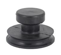 Helilyco Bol chantant avec poignées à ventouse, outils tibétains, 8 cm, poignée noire, guérison par le son, yoga et méditation