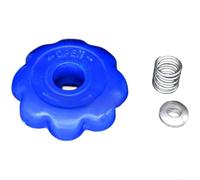 Helilyco Bouton de cylindre d'oxygène noir 8 x 8 mm pour soudure (ensemble | Forme octogonale, prise en main confortable, oxygène pour bouteilles d'argon, fonctionnement efficace, situations critiques