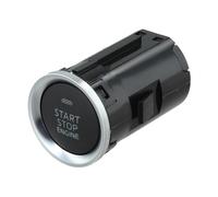 Helilyco Bouton poussoir Start Stop compatible 3 Axela CX-4 CX-5, OEM BJS7-66-3S0, ABS noir pour pièce de rechange