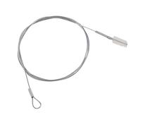 Helilyco Brosse de nettoyage flexible pour toit ouvrant de voiture, tube de 150 cm de long pour drague de réfrigérateur et tuyaux incurvés, poils en nylon avec fil en acier inoxydable