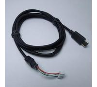 Helilyco Câble de casque de type C de 1,5 m pour casque de jeu ROG Delta-S, cordon de rechange léger avec prise jack 3,5 mm et plaqué or