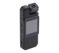 Helilyco Caméra WiFi 4K pour corps avec objectif rotatif à 180°, portable pour enregistrement vidéo Mini Cam, batterie 1000 mAh, type de charge