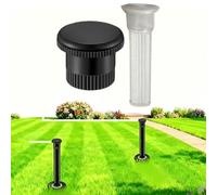 Helilyco Capuchon de buse d'arrosage compatible avec Hunter, couvercle de tête de pulvérisation en ABS avec filet de filtre pour système d'irrigation, noir (lot de 5/10/20)