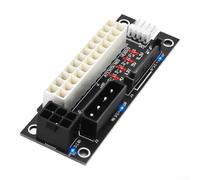 Helilyco Carte Conversion Alimentation PC 4Pin pour sata 6Pin Compact | Conversion 4-en-1, indicateur LED intégré, compatible pour atx standard, pour idéal gaming et bureau
