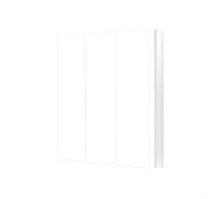 Helilyco Commutateur de scène 6 interrupteurs pour ZigBee 3.0 sans fil Tuya - Bouton poussoir - Télécommande vocale - Non pour câblage du concentrateur - Blanc