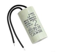 Helilyco Condensateur mural pour pompe de chaudière 2uF 450V AC | 450 V CA nominal, capacité de 2 uF, réduit les vibrations, améliore le facteur de puissance, s'adapte aux pompes de chaudière