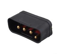 Helilyco Connecteur 6 broches IP67 étanche pour prise de chargeur, chariots élévateurs, véhicules touristiques, compatible avec TCM Nichiyu pour retardateur de flamme (mâle)