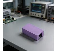 Helilyco Connecteur RJ11 pour télécopieur téléphonique modem ADSL, boîtier en ABS violet, interrupteur de contrôle pour sonnerie silencieuse et désactivation de ligne Internet