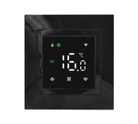 Helilyco Contrôleur de chauffage au sol WiFi - Thermostat électrique - Régulateur de température intelligent (noir)