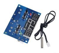 Helilyco Contrôleur de température à affichage numérique W1401 | Module thermostat avec seuils Start Stop - Équipement de refroidissement de chauffage industriel - DC 9-15 V