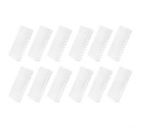 Helilyco Couvercles de fente de sécurité pour boîte à fusibles électriques | 11 x 5,2 cm - Ébauches de rail modulaires - Scelle les fentes inutilisées pour plus de sécurité - Compatible avec Hager pour