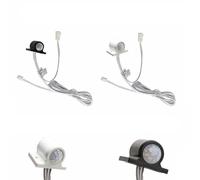 Helilyco DC 12V Réglable PIR Détecteur de Mouvement Infrarouge Interrupteur pour Bande LED, pour Auto On/Off Détecteur de Corps Humain pour Sous Lit Armoire Couloir pour Éclairage