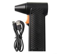 Helilyco Dépoussiéreur d'air en continu avec gâchette verrouillable | Moteur sans balais de 11 000 tr/min, élimine la poussière instantanément, liberté sans fil, idéal pour les claviers et les PC
