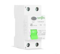 Helilyco Disjoncteur de courant résiduel de type B 2p 30 ma, disjoncteur de protection contre les fuites Rcd Rcbo pour la sécurité électrique domestique