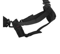 Helilyco Étui de protection en maille de nylon pour JBL Flip 6 et Flip 7, coque rigide avec panneaux latéraux insonorisants et sangle de transport, noir