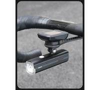 Helilyco Extension de support d'ordinateur de vélo en fibre de carbone pour Bryton pour Wahoo avec support d'action et support d'éclairage réglable
