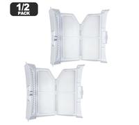 Helilyco Filtre à peluches de rechange pour sèche-linge Bosch Siemens modèles 752387 iQ500 iQ700 iSensoric Extra Class Avantixx Logixx 8 Series 4 Series 6 Blanc