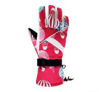 Helilyco Gants thermiques imperméables et coupe-vent avec paume antidérapante pour course à pied, conduite, moto par temps froid - Noir, gris, rose (A)