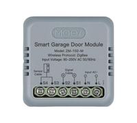 Helilyco Garage Interrupteur d'ouverture de porte pour Tuya, Zigbee et HomeKit, pour PC ignifuge, 15,6 x 11,2 x 5 cm, gris