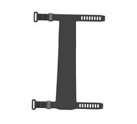 Helilyco Garde-boue en silicone pour tige de selle de vélo, extension réglable, housse anti-poussière pour VTT, vélo de route, protège le cadre contre les sédiments et l'usure, noir (pour M : 100-125