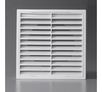 Helilyco Grille d'aération avec persiennes obliques et filtre pour une circulation d'air fluide et une défense contre les insectes